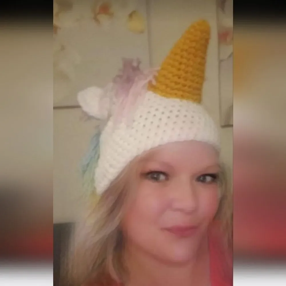 🦄 Unicorn Beanie Hat (Handmade)